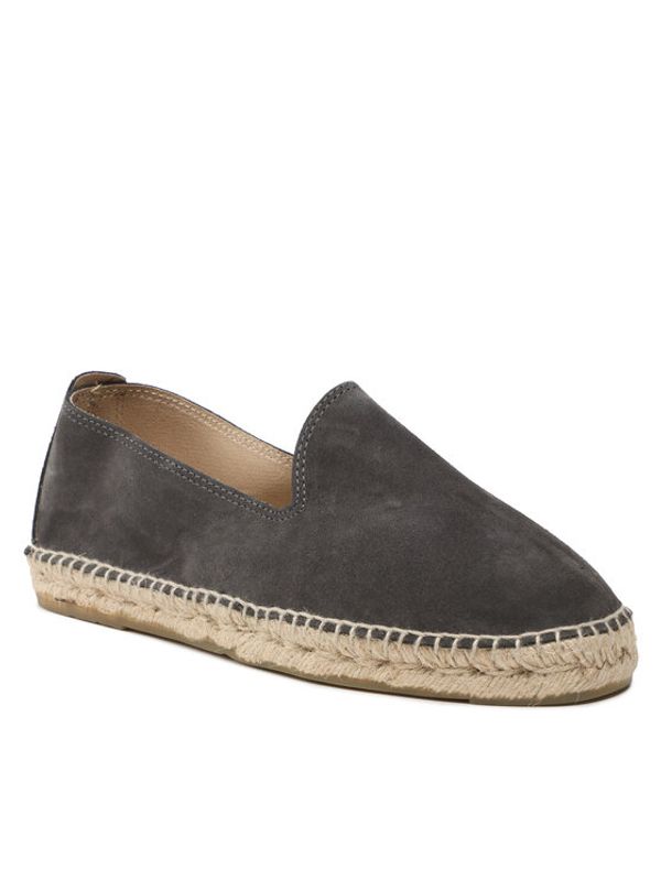 Manebi Manebi Еспадрили Suede Flat Espadrilles W 1.0 C0 Сив