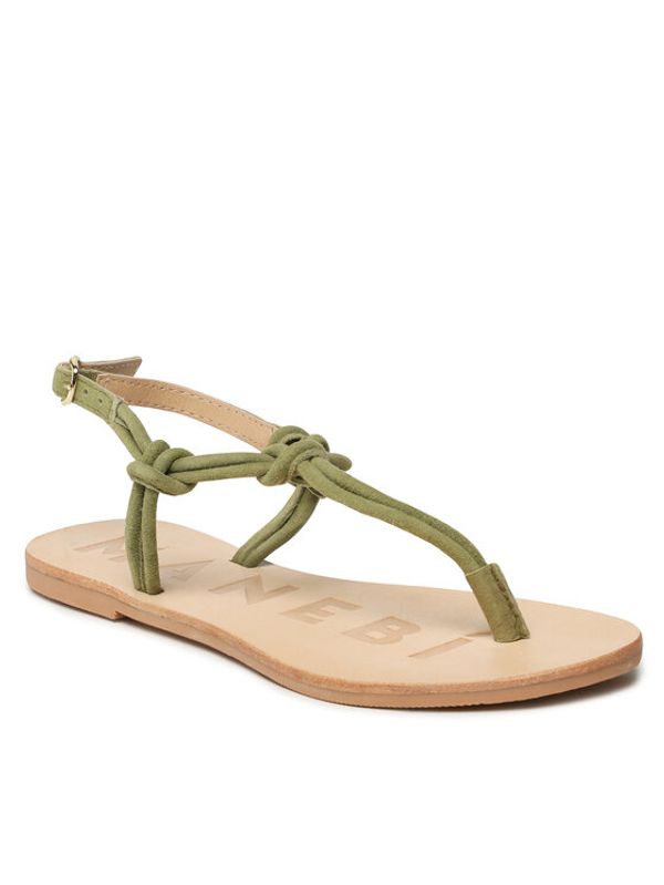 Manebi Manebi Сандали Suede Leather Sandals V 2.0 Y0 Каки