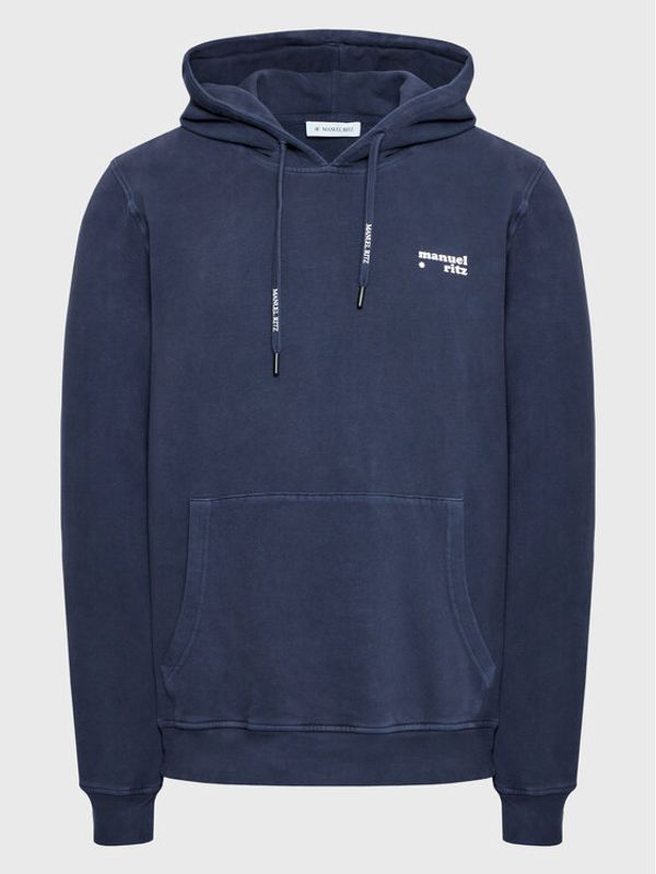 Manuel Ritz Manuel Ritz Суитшърт 3332M551T 223847 Тъмносин Regular Fit