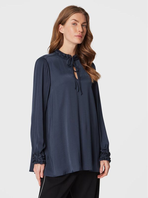 Marc Aurel Marc Aurel Блуза 6053 1000 93144 Тъмносин Regular Fit