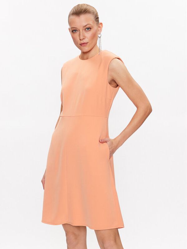 Marc Aurel Marc Aurel Ежедневна рокля 6855 2021 93181 Оранжев Regular Fit