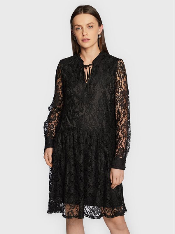 Marc Aurel Marc Aurel Коктейлна рокля 6814 7012 73369 Черен Regular Fit