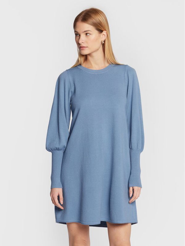 Marc Aurel Marc Aurel Плетена рокля 6838 8000 81840 Син Relaxed Fit