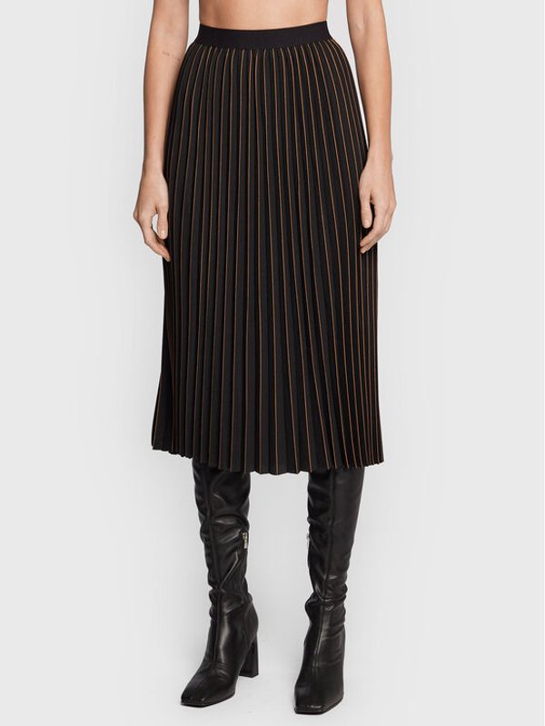 Marc Aurel Marc Aurel Плисирана пола 2256 1000 93161 Черен Regular Fit