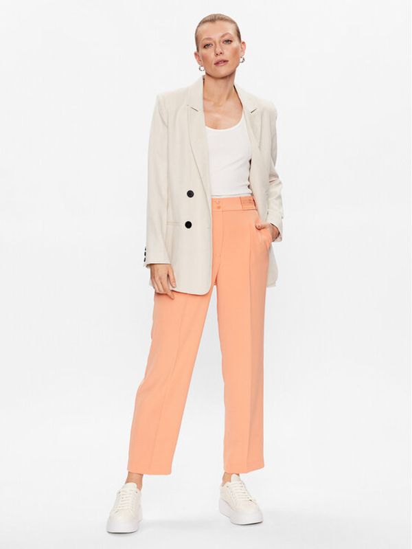 Marc Aurel Marc Aurel Текстилни панталони 1692 2000 93181 Оранжев Relaxed Fit