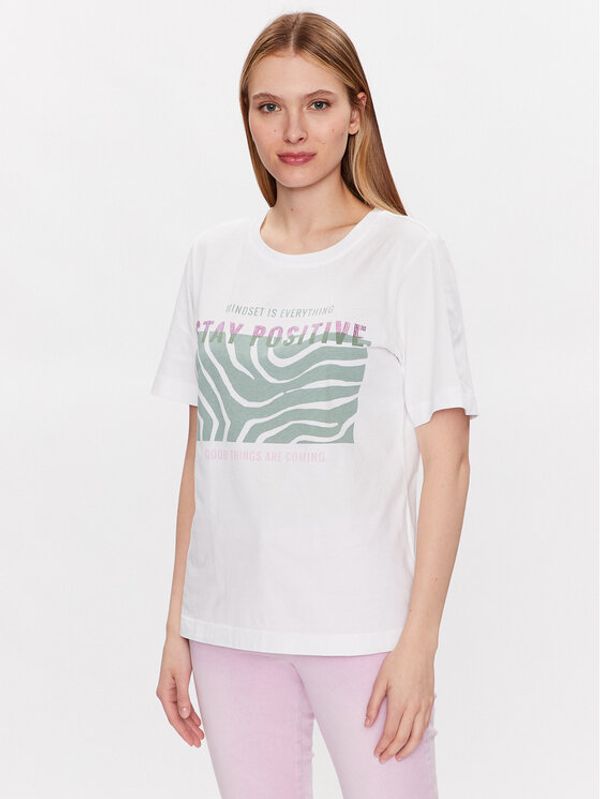 Marc Aurel Marc Aurel Тишърт 7427 7000 73566 Бял Regular Fit