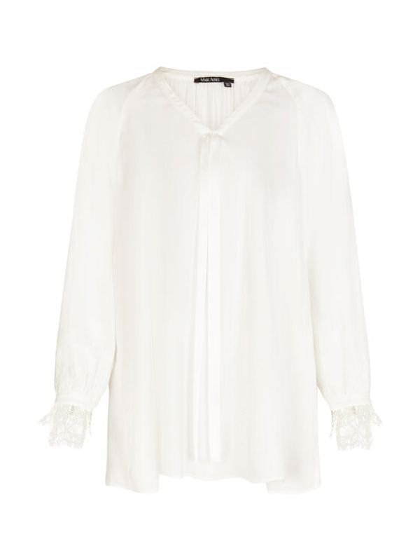 Marc Aurel Marc Aurel Туника 6058 1000 93144 Бял Relaxed Fit