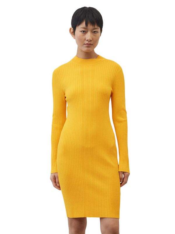 Marc O'Polo Marc O'Polo Плетена рокля 302512967007 Оранжев Regular Fit