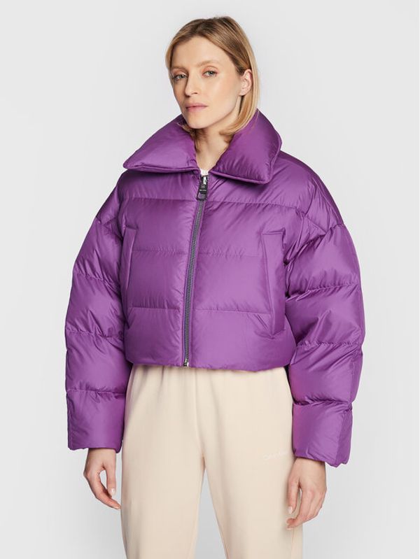 Marc O'Polo Marc O'Polo Пухено яке 209 0808 70007 Виолетов Oversize