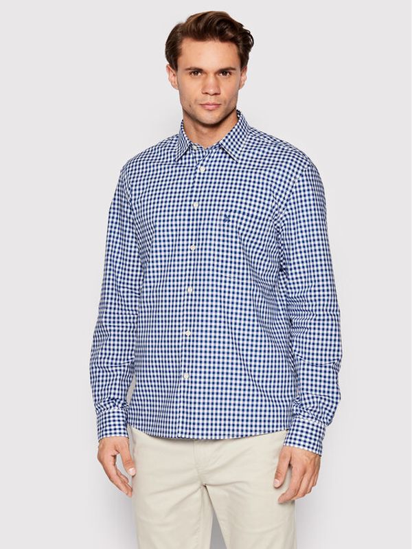 Marc O'Polo Marc O'Polo Риза 227 7208 42346 Син Regular Fit