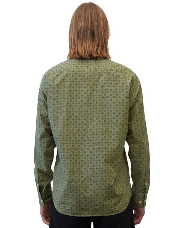 Marc O'Polo Marc O'Polo Риза 322725042090 Зелен Regular Fit