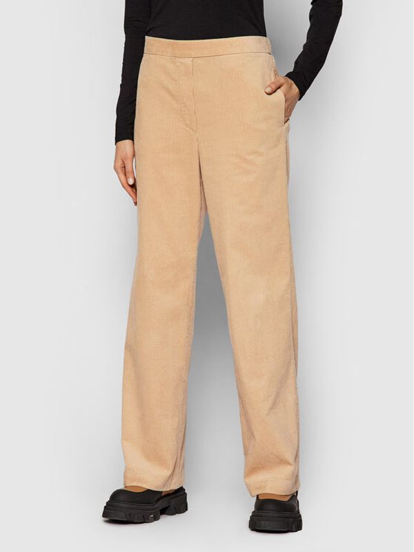 Marc O'Polo Marc O'Polo Текстилни панталони 108 1245 10139 Бежов Relaxed Fit