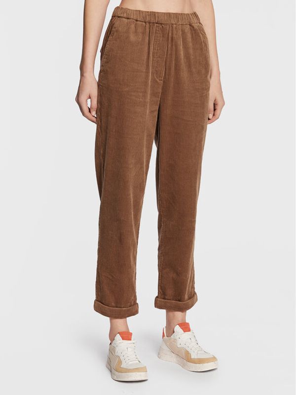 Marc O'Polo Marc O'Polo Текстилни панталони M08 1245 10387 Кафяв Relaxed Fit