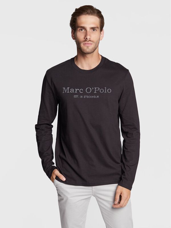 Marc O'Polo Marc O'Polo Тениска с дълъг ръкав 227 2012 52152 Черен Regular Fit