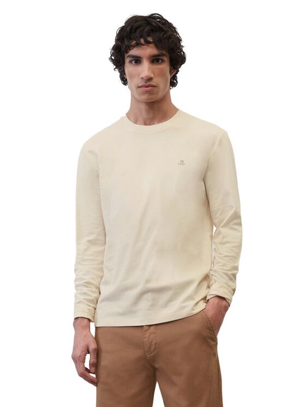 Marc O'Polo Marc O'Polo Тениска с дълъг ръкав 320201252210 Бял Regular Fit