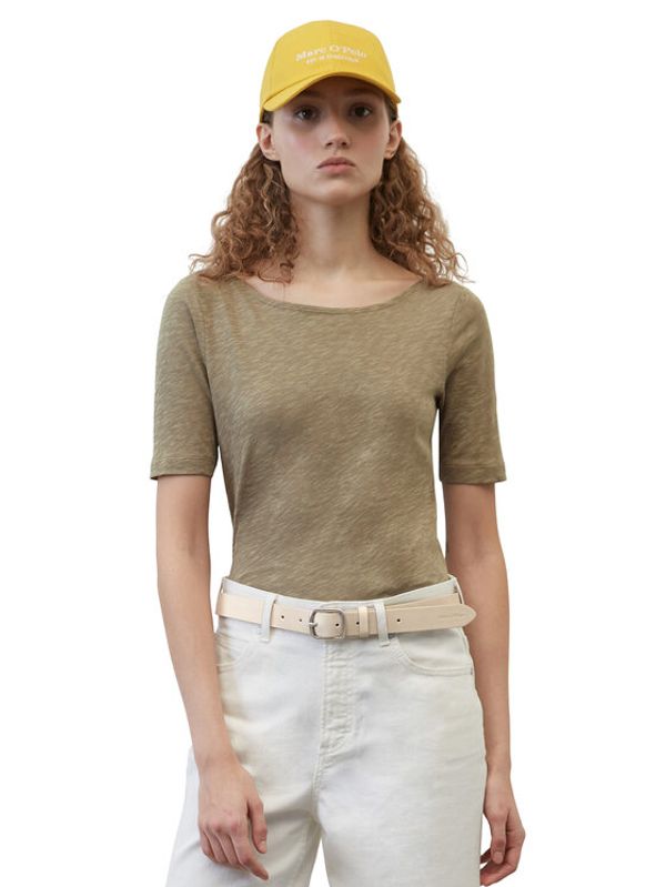 Marc O'Polo Marc O'Polo Тишърт 302226151399 Кафяв Regular Fit