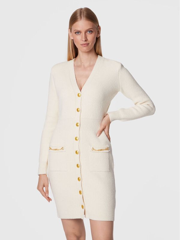 Marciano Guess Marciano Guess Плетена рокля 2BGK21 5715Z Бял Slim Fit