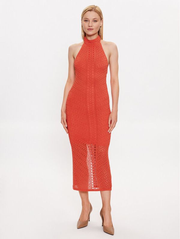 Marciano Guess Marciano Guess Плетена рокля 3YGK56 5707Z Коралов Bodycon Fit