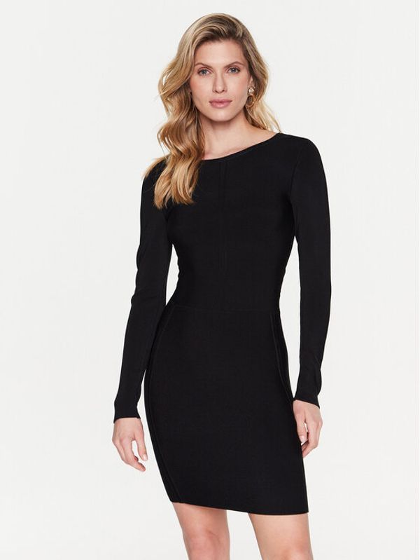 Marciano Guess Marciano Guess Плетена рокля Aria 3RGK52 5736Z Черен Slim Fit