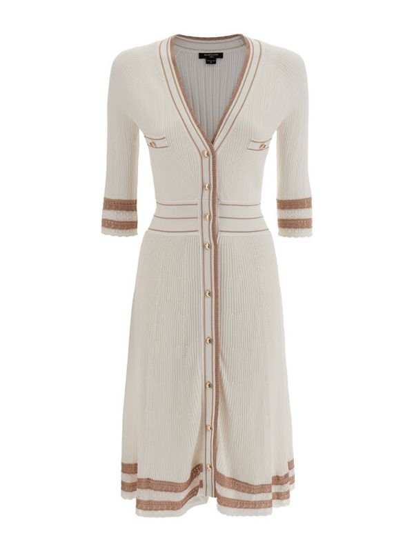 Marciano Guess Marciano Guess Плетена рокля Olivia 3GGK11 5678Z Бежов Regular Fit