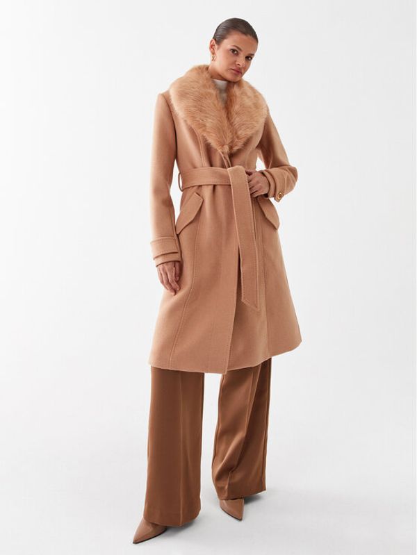 Marciano Guess Marciano Guess Вълнено палто 2BGL01 1799Z Бежов Regular Fit