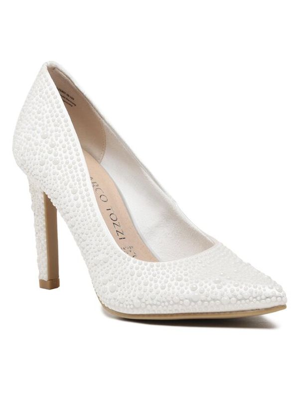 Marco Tozzi Marco Tozzi Обувки на ток 2-2-22407-20 Бял