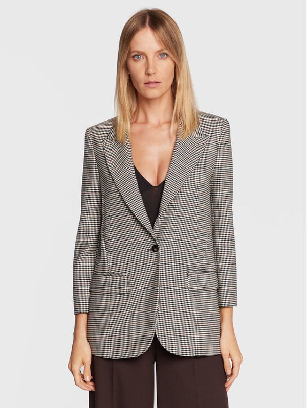 Marella Marella Блейзър Gavetta 30461228 Сив Regular Fit