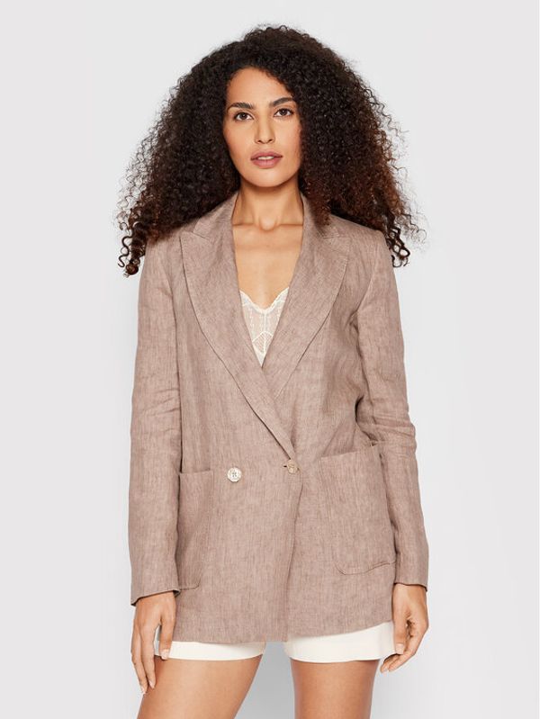 Marella Marella Блейзър Meteora 30410522 Кафяв Regular Fit