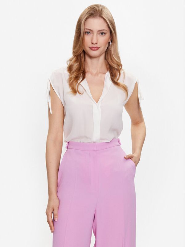 Marella Marella Блуза Albina 2331110435 Бял Regular Fit