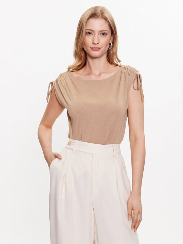 Marella Marella Блуза Elmo 2339410735 Бежов Regular Fit