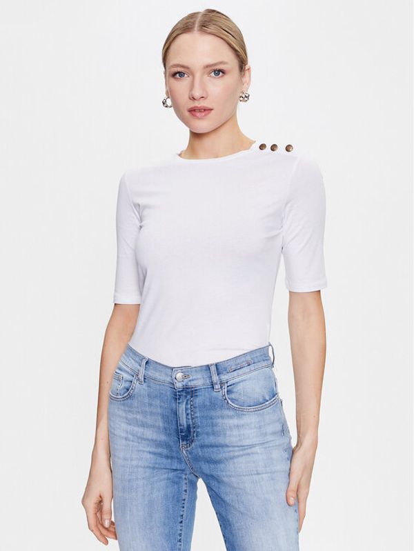 Marella Marella Блуза Fauna 2339710434 Бял Slim Fit