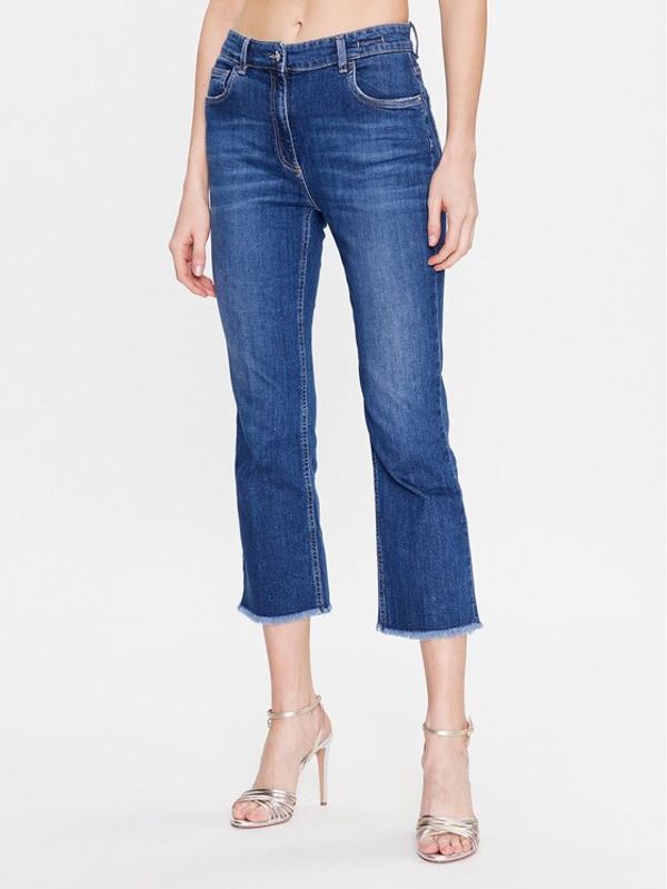 Marella Marella Дънки Fcrop 2331810434 Син Cropp Flare Fit