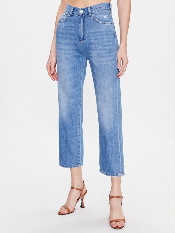 Marella Marella Дънки Mom 2331810334 Син Mom Fit