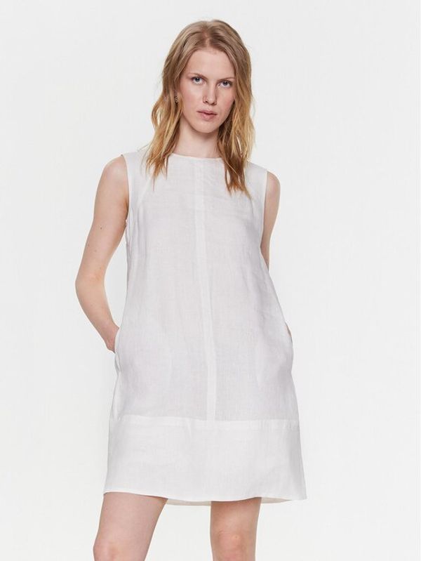 Marella Marella Ежедневна рокля Angri 2332210834 Бял Regular Fit