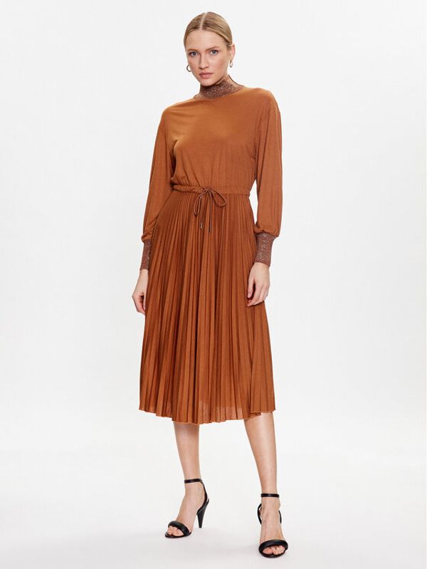 Marella Marella Ежедневна рокля Burda 36260627 Бежов Regular Fit