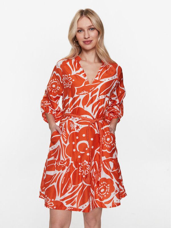 Marella Marella Ежедневна рокля Kiens 2332211234 Оранжев Regular Fit