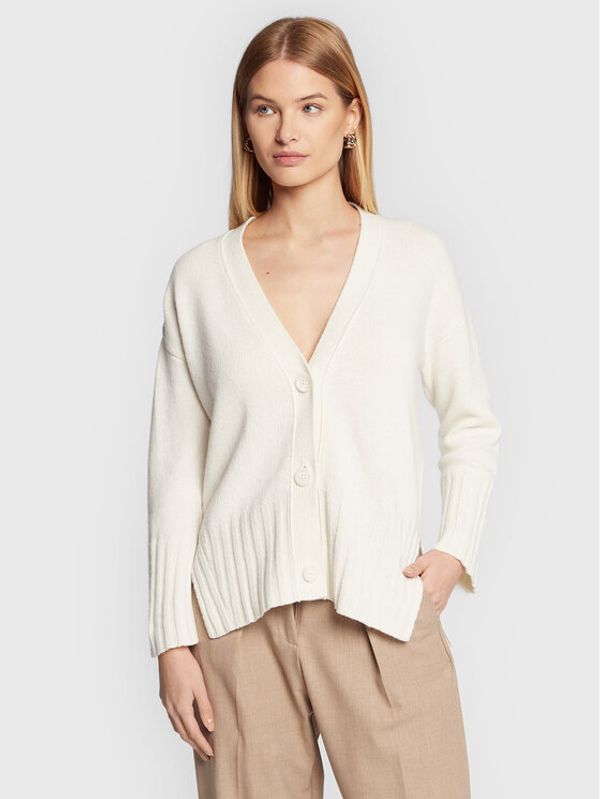 Marella Marella Кардиган Gianna 33460129 Бял Regular Fit