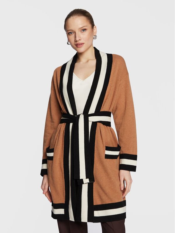 Marella Marella Кардиган Medicea 33460128 Кафяв Regular Fit