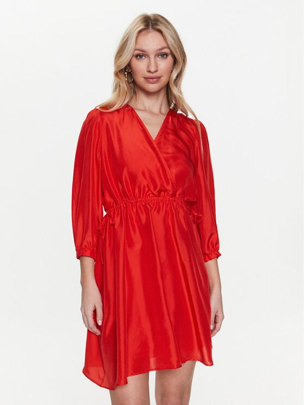 Marella Marella Коктейлна рокля Mafalda 2332211932 Оранжев Slim Fit