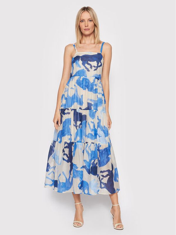 Marella Marella Лятна рокля Asterix 32212222 Син Regular Fit