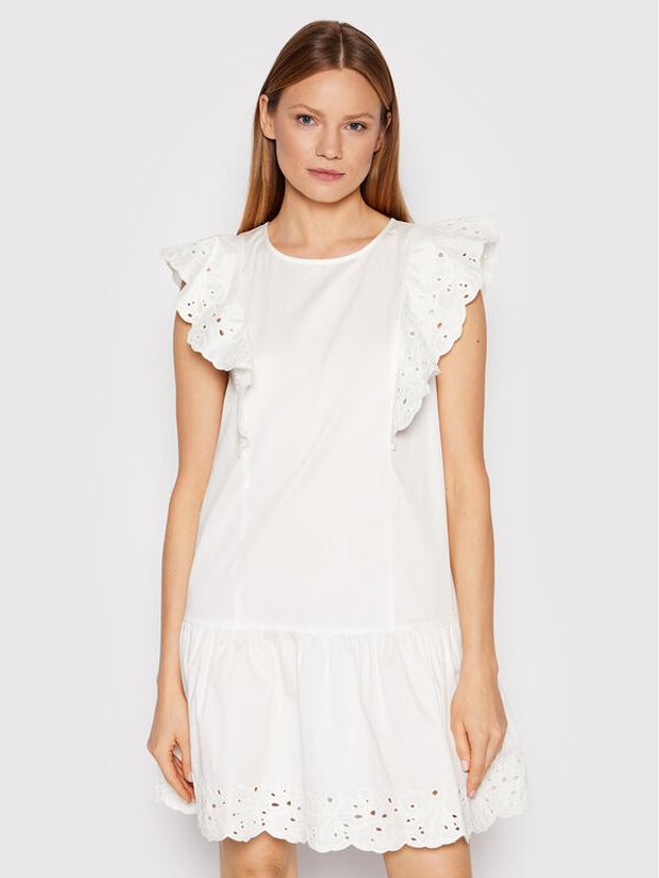 Marella Marella Лятна рокля Eva 32210521 Бял Regular Fit