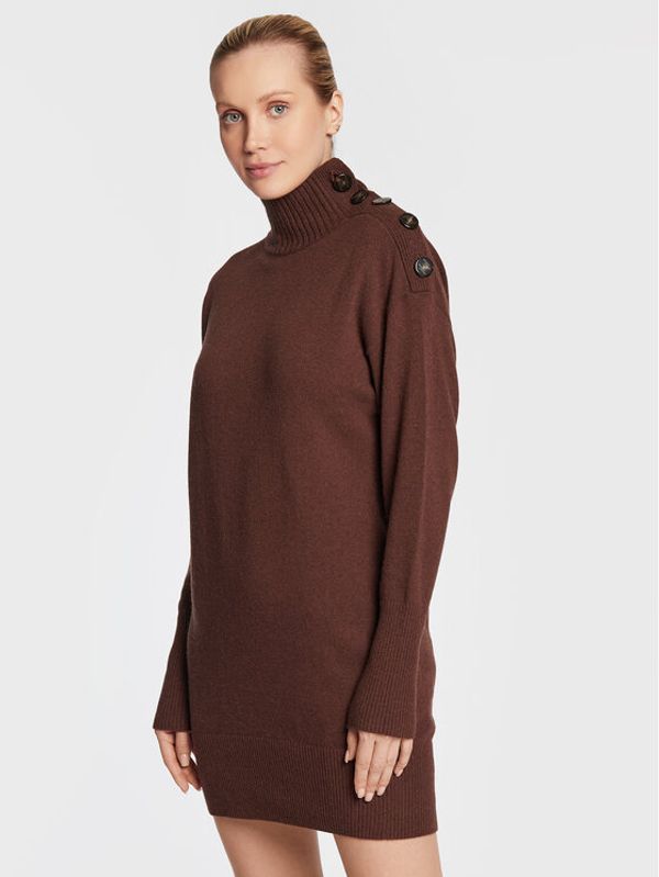 Marella Marella Плетена рокля Sanremo 33260229 Кафяв Regular Fit