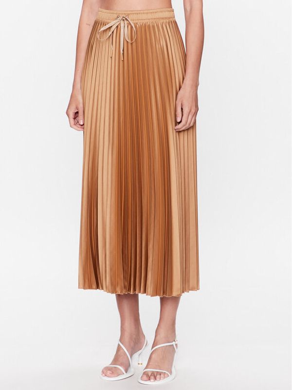 Marella Marella Плисирана пола James 2331010235 Бежов Regular Fit