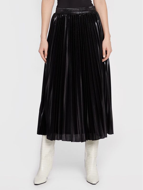 Marella Marella Плисирана пола Quincy 37760527 Черен Regular Fit