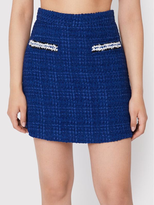 Marella Marella Пола тип трапец Garbata 31060428 Тъмносин Regular Fit