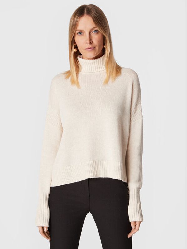 Marella Marella Поло Boero 33662027 Екрю Relaxed Fit