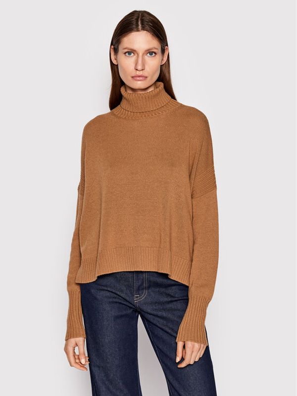 Marella Marella Поло Boero 33662027 Кафяв Regular Fit