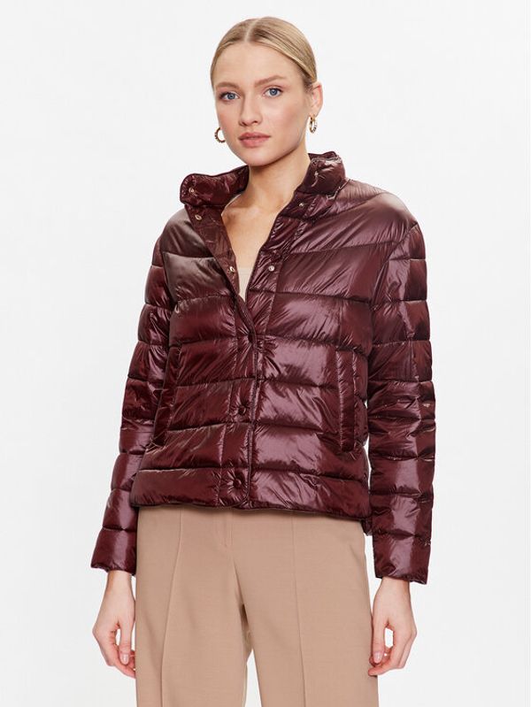 Marella Marella Пухено яке Canapa 34860227 Бордо Regular Fit