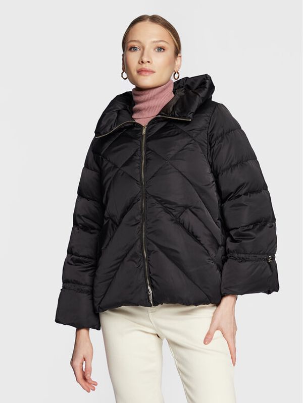 Marella Marella Пухено яке Flo 34861127 Черен Regular Fit