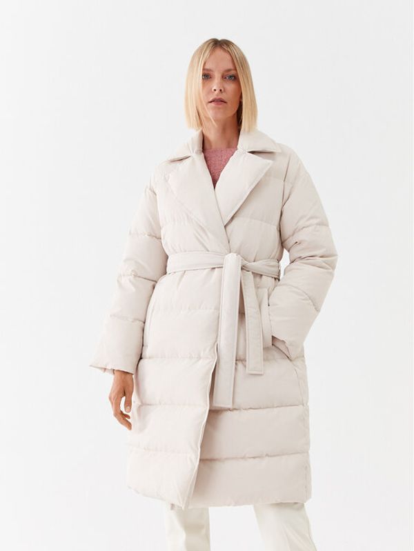 Marella Marella Пухено яке Gessy 2334960237200 Екрю Regular Fit